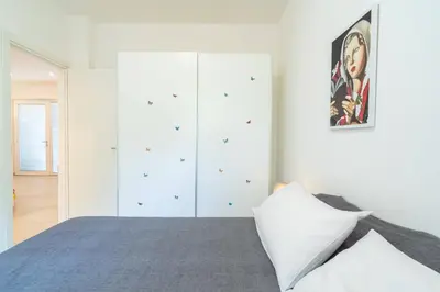 Letto o letti in una camera di Villa Bianca del Mare