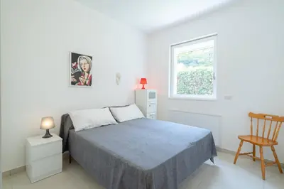 Letto o letti in una camera di Villa Bianca del Mare