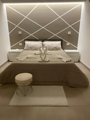 Letto o letti in una camera di Fz house