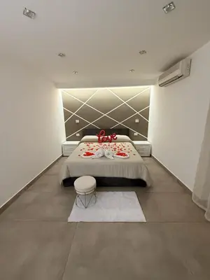 Letto o letti in una camera di Fz house