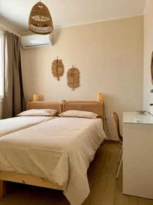 Letto o letti in una camera di Kalimera House