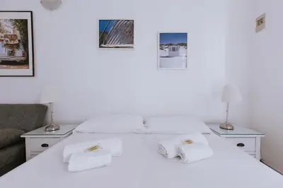 Letto o letti in una camera di Andreja Maniace