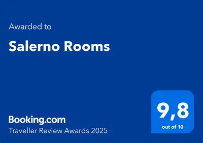 Certificato, attestato, insegna o altro documento esposto da Salerno Rooms