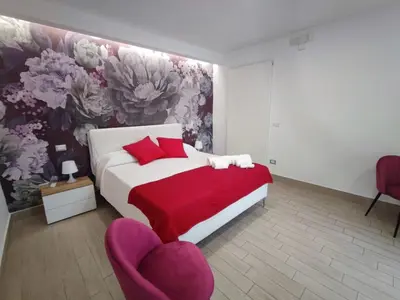 Letto o letti in una camera di Il Cortile Vecchio