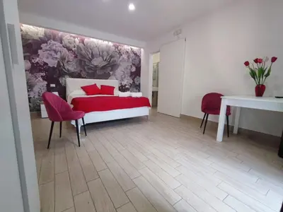 Letto o letti in una camera di Il Cortile Vecchio