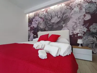 Letto o letti in una camera di Il Cortile Vecchio
