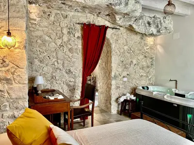 Planimetria di Suite Albanazzo with Jacuzzi near the sandy beach