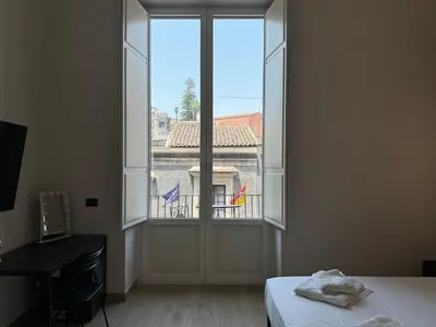 Letto o letti in una camera di Siculus Bed and Breakfast