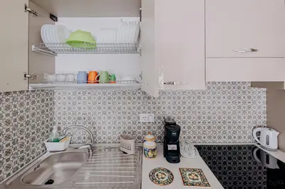 Cucina o angolo cottura di Casa Zefiro Fontane Bianche