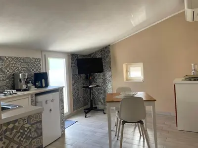 Cucina o angolo cottura di Piccolo appartamento