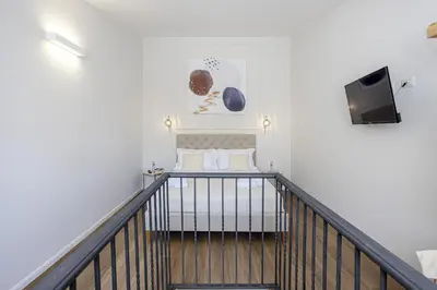 Letto o letti in una camera di Case Conmari