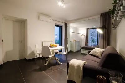 Area soggiorno di Pietranera Apartments