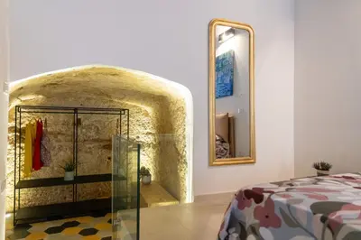 Letto o letti in una camera di GuestHost - Petra Marina