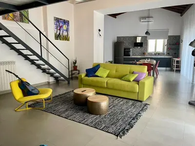 Area soggiorno di Sotto il Fortino, Casa Vacanze