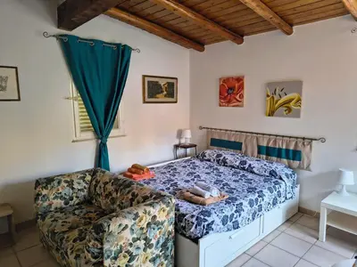 Letto o letti in una camera di La casa della nonna