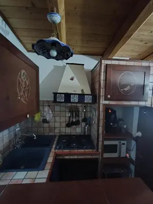 Cucina o angolo cottura di La Casetta di Camelia