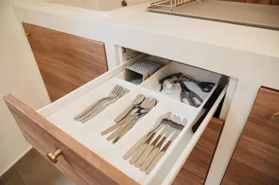 Cucina o angolo cottura di OAZA Design Apartments Jacuzzi Suite or Shower City Center Catania