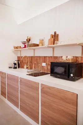 Cucina o angolo cottura di OAZA Design Apartments Jacuzzi Suite or Shower City Center Catania
