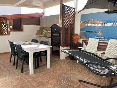 Area soggiorno di Casa della Loggia