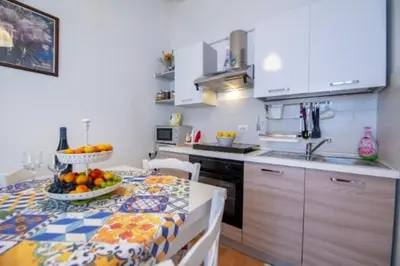 Cucina o angolo cottura di Casa della Loggia