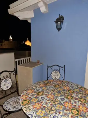 Letto o letti in una camera di Maria Blue House