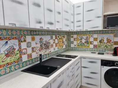 Cucina o angolo cottura di Maria Blue House