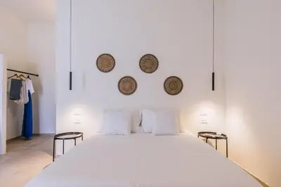Letto o letti in una camera di Ziran