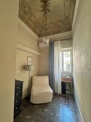 Letto o letti in una camera di La Dimora di Svevia