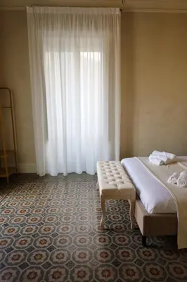 Letto o letti in una camera di La Dimora di Svevia