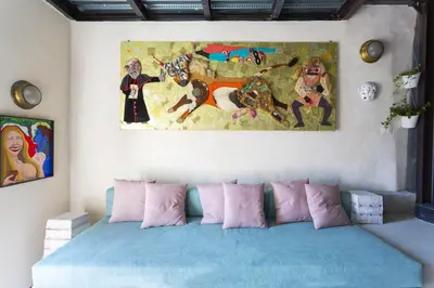 Letto o letti in una camera di ModicaFreakhouse