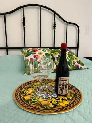 Letto o letti in una camera di Avi Rooms
