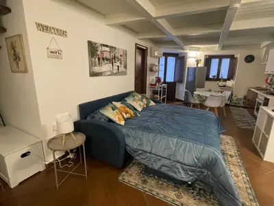 Letto o letti in una camera di Gloria Suite Catania