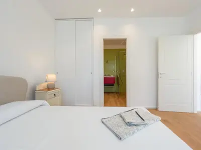 Letto o letti in una camera di Villa Le Tre Muse Beach