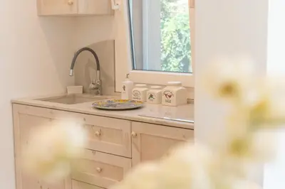 Cucina o angolo cottura di Villa Le Tre Muse Beach