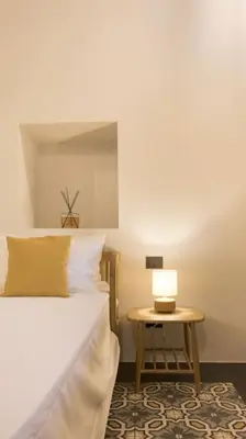 Letto o letti in una camera di Villa La Rocca