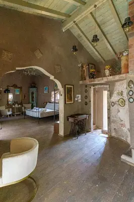 Area soggiorno di Casa delle Belle