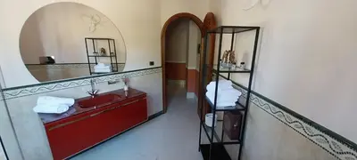 Letto o letti in una camera di Villa Giulia