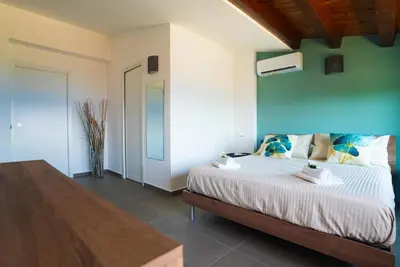 Letto o letti in una camera di Bellavista Casa Vacanze