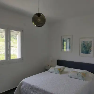 Letto o letti in una camera di Villa Camilla