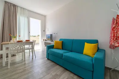 Area soggiorno di GuestHost - Borgo 84 Marzamemi - Casa di Antonio