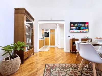 TV o dispositivi per l'intrattenimento presso La Formica - Catania City Center Apartment