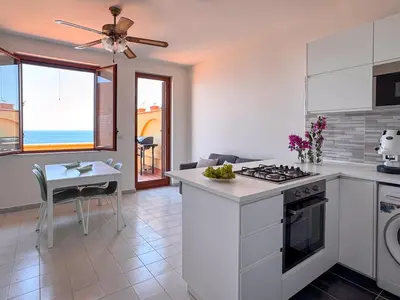 Cucina o angolo cottura di Aldo beach House