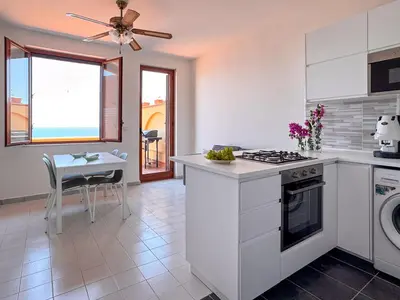 Cucina o angolo cottura di Aldo beach House