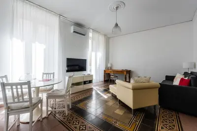 TV o dispositivi per l'intrattenimento presso Siracusa Marina Apartment by Wonderful Italy