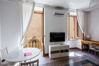 TV o dispositivi per l'intrattenimento presso Siracusa Marina Apartment by Wonderful Italy