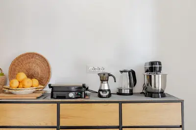 Set per la preparazione di tè e caffè presso Case Luparello