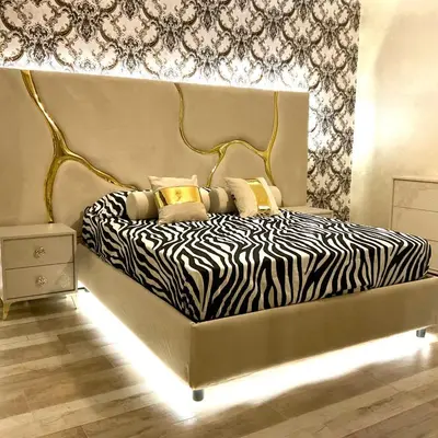 Letto o letti in una camera di Al chiaro di luna