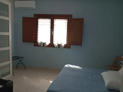 Letto o letti in una camera di Borgo Sant' Antonio