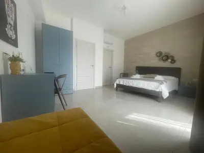 Letto o letti in una camera di Belvedere Barocco