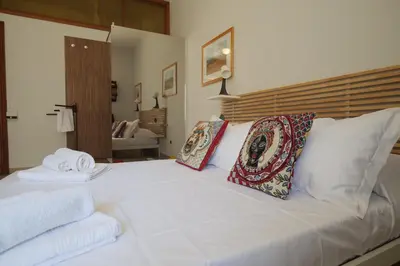 Letto o letti in una camera di Casa Ninni